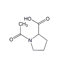 n-乙酰-l-脯氨酸結構式